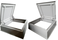 Колодцы со стальными крышками