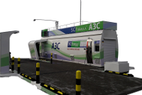 Работающая автоматическая КАЗС